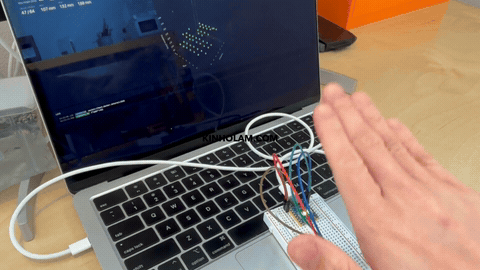 Pi Zero VL53L8CX demo